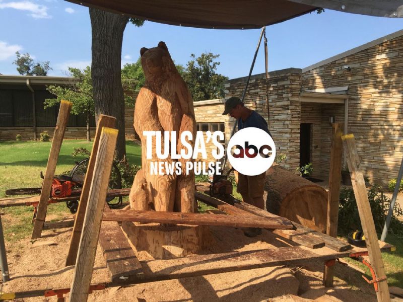 Chainsaw Art Brings Creativity to a Tulsa Church